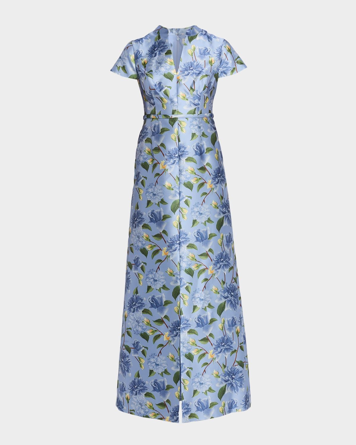 Marni Floral-Print Gazar Gown