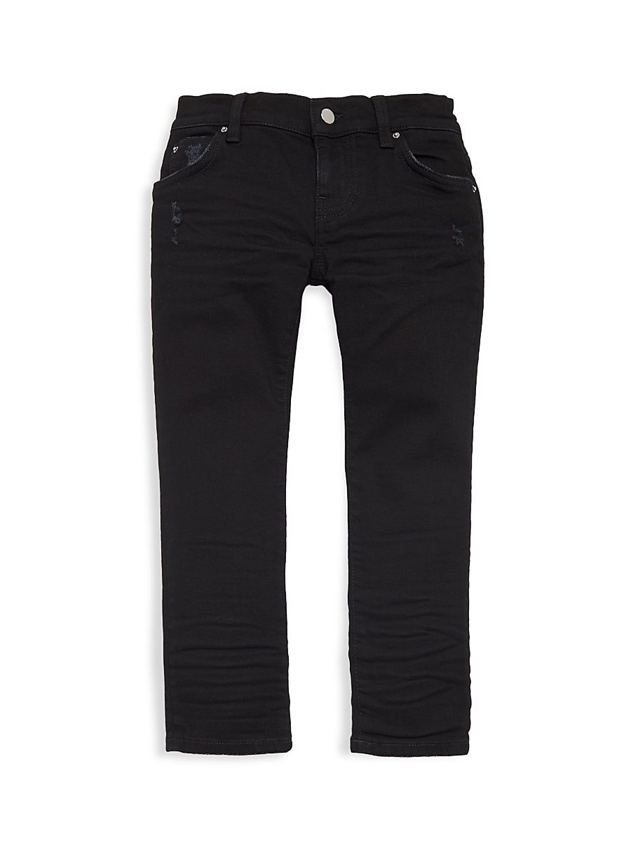Little Kid's & Kid's Stack Jeans - Black - Size 10