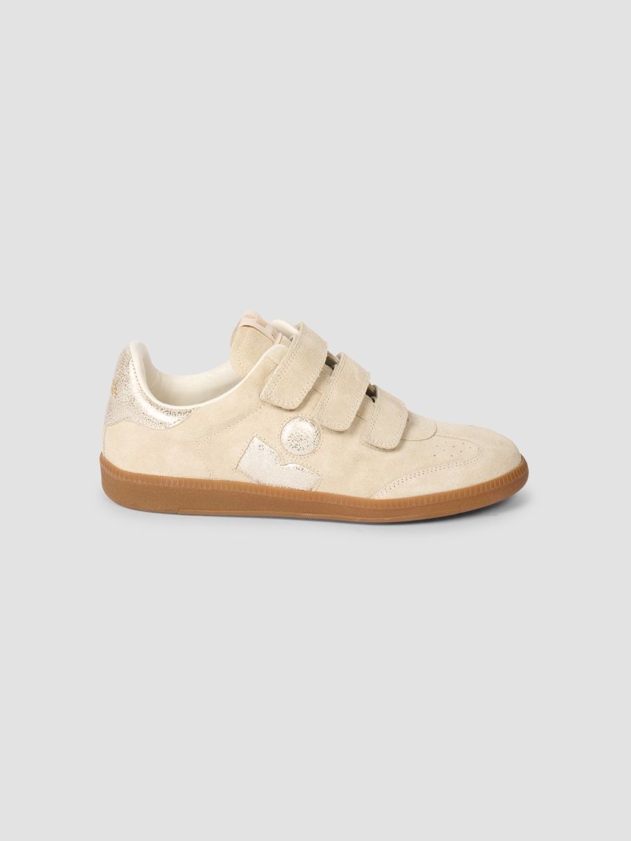 Isabel Marant Women's Beth Suede Sneakers - Light Beige - Size 10