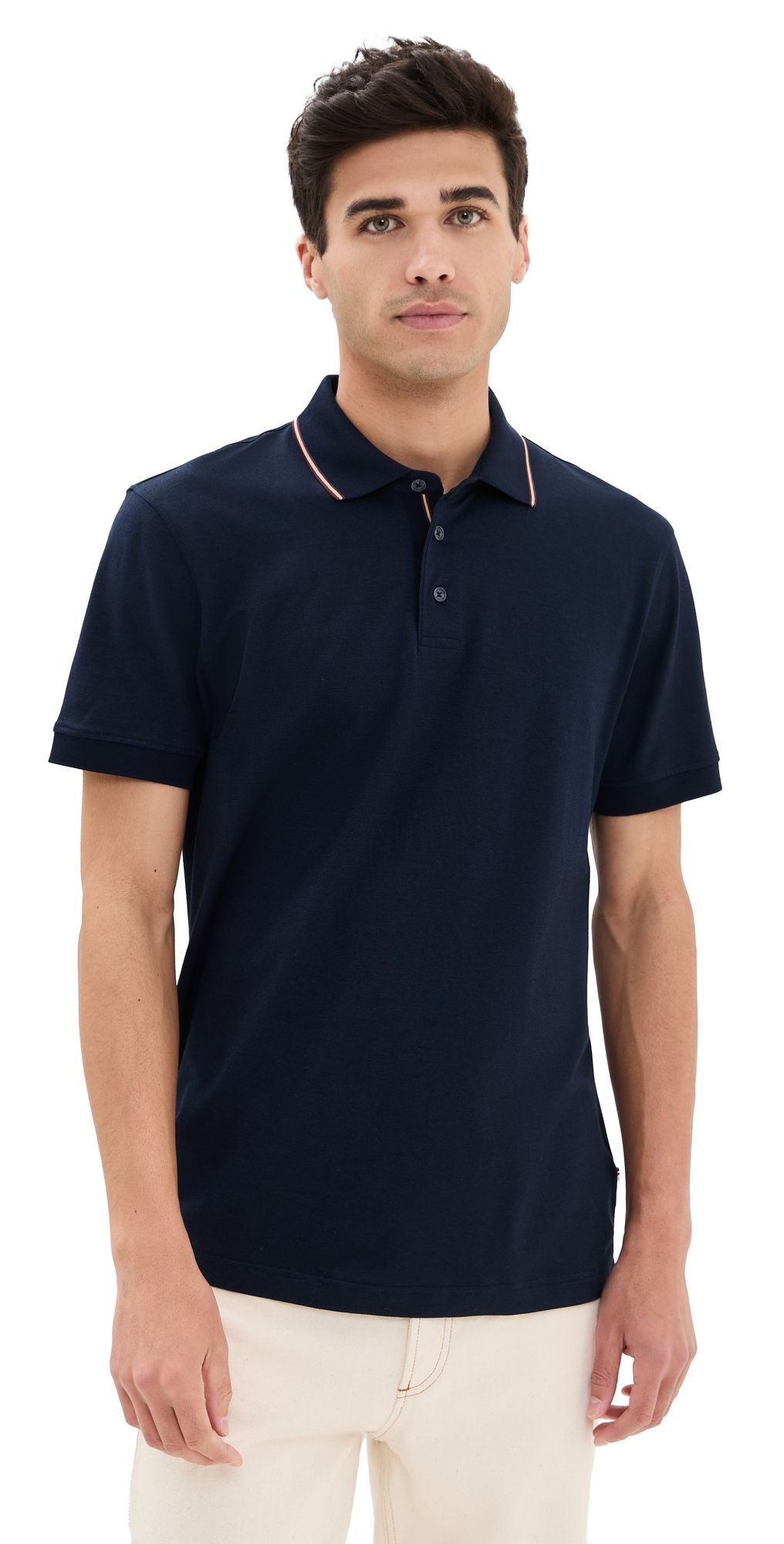 Orlebar Brown Dominic Fine Ribbon Polo Night Iris M