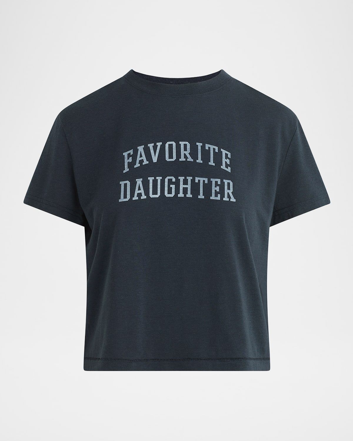 Favorite Daughter Cropped Collegiate T-Shirt
