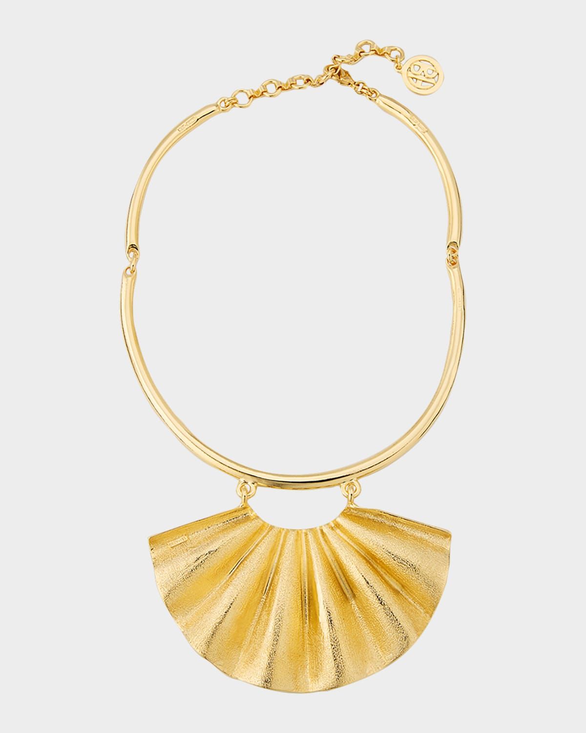 24K Gold Electroplated Shell Necklace