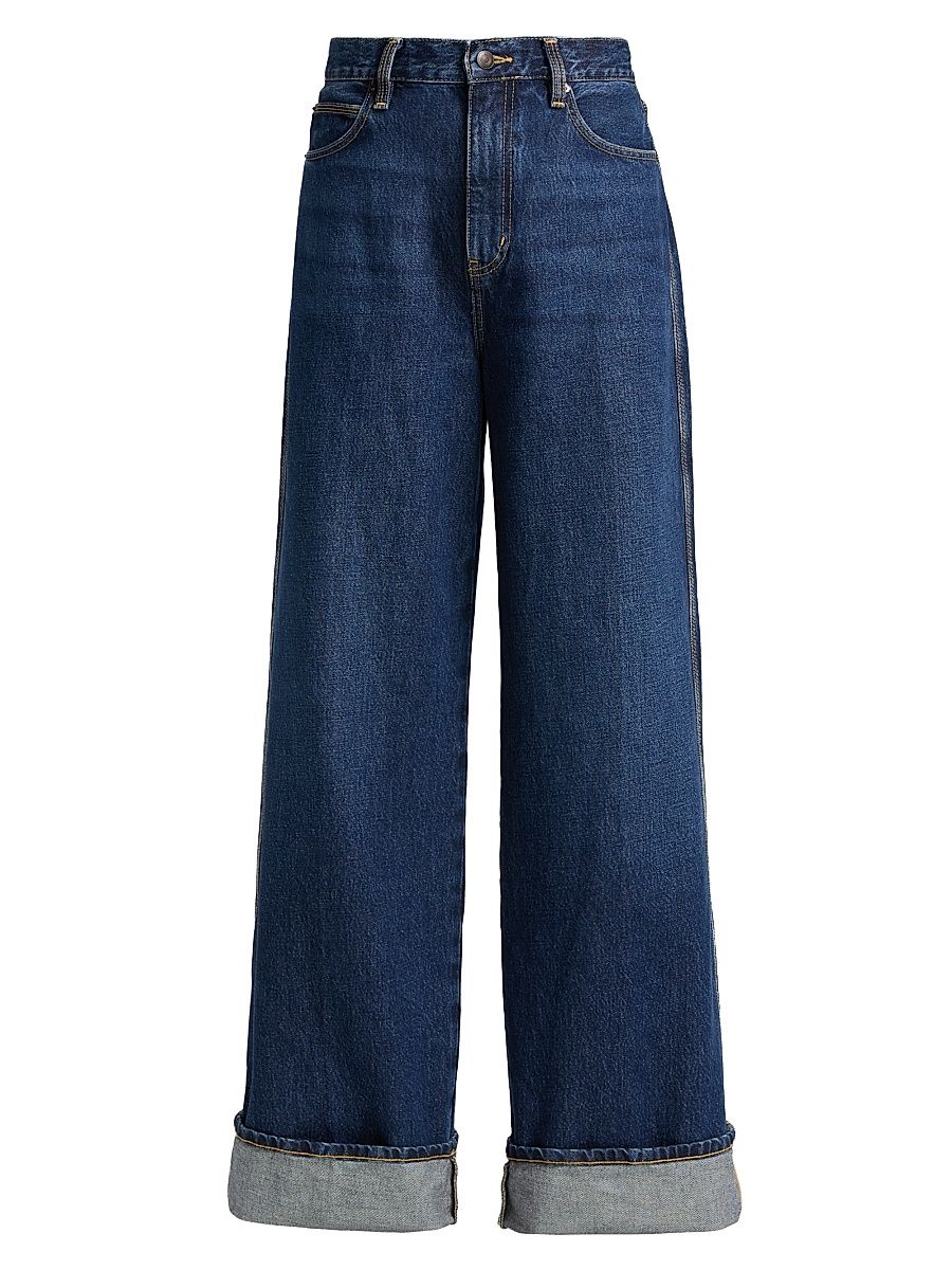 Women's The Cuffed Wide-Leg Jeans - Spencer - Size 29