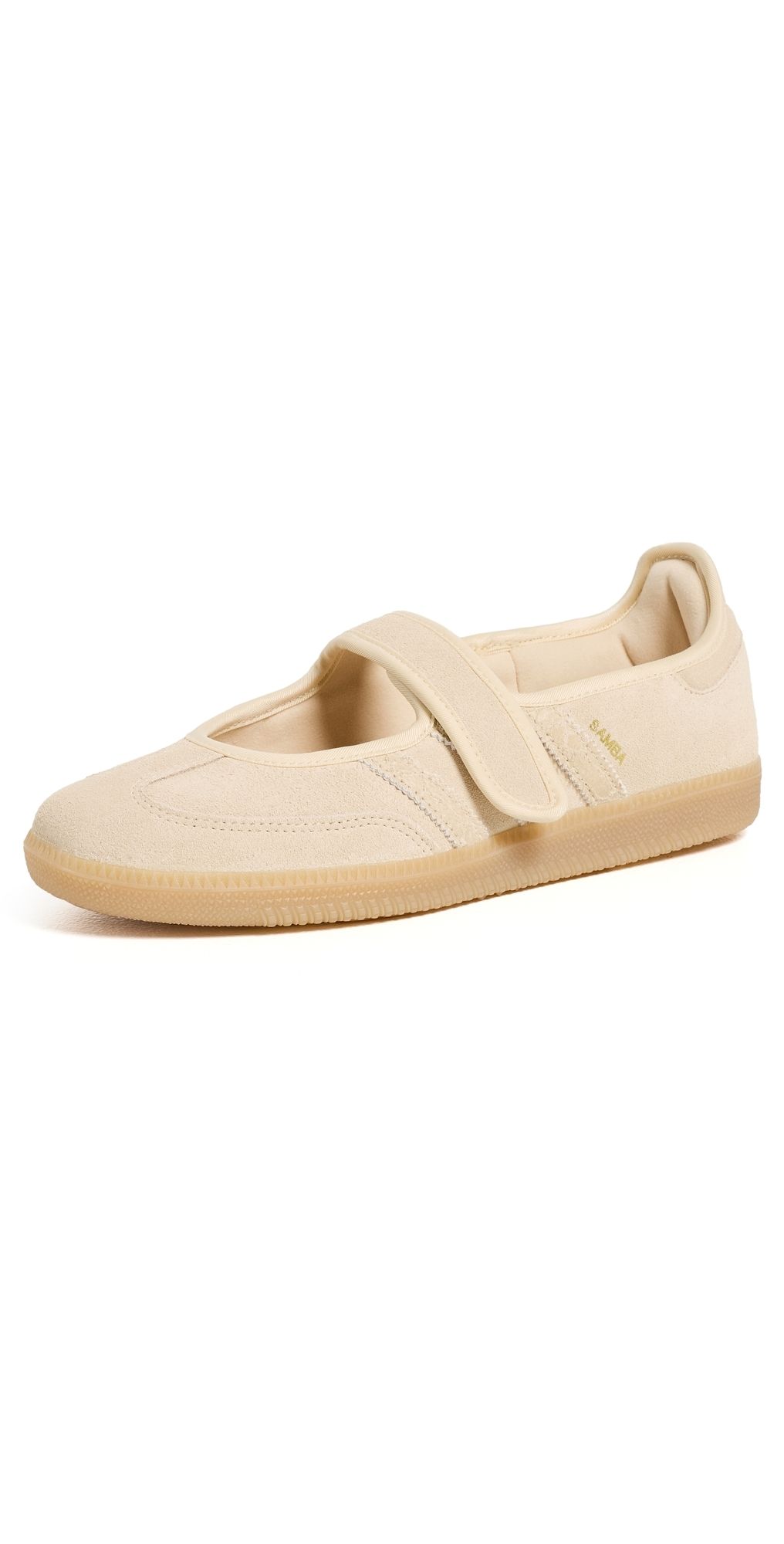 adidas Samba Jane Shoes Sand Strata/Gold Metallic 7