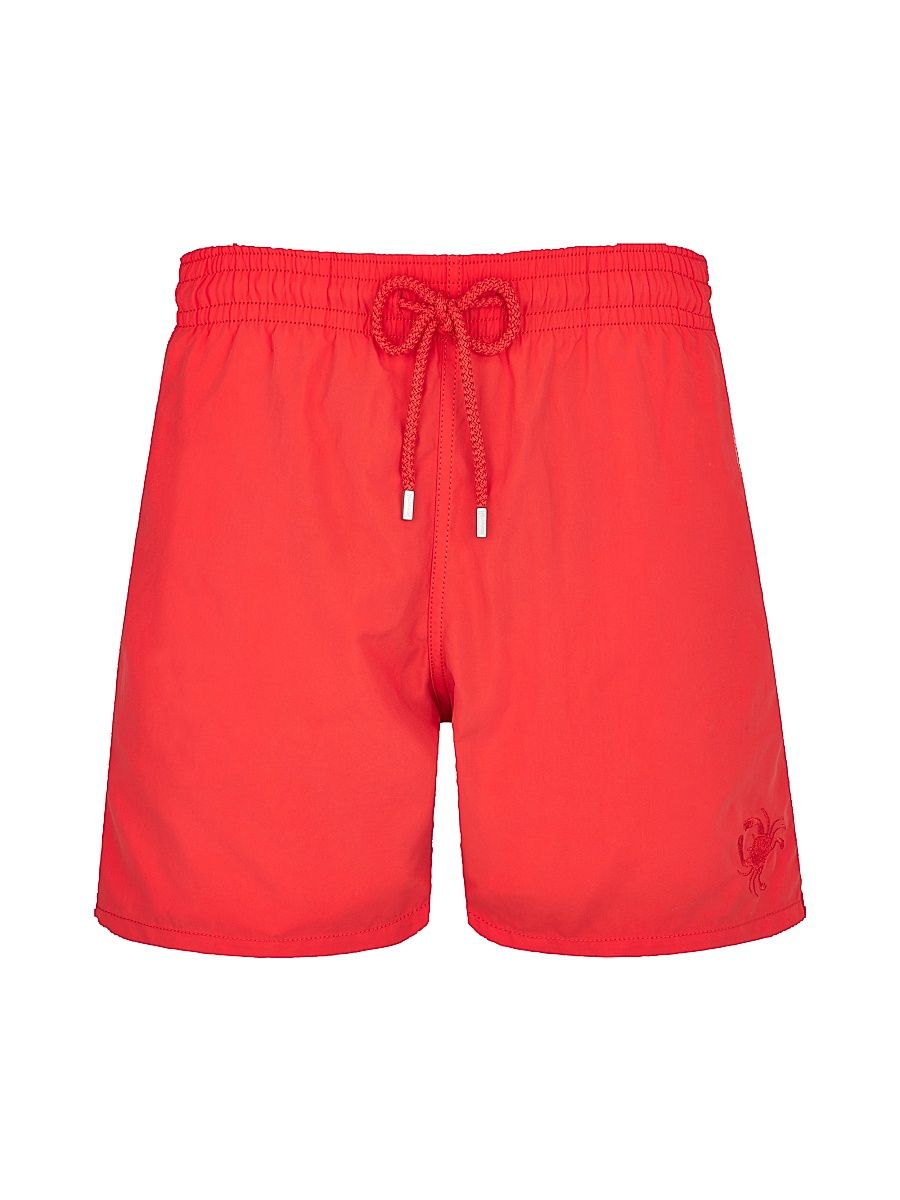 Men's Aqua Crab Swim Shorts - Coquelicot - Size Large