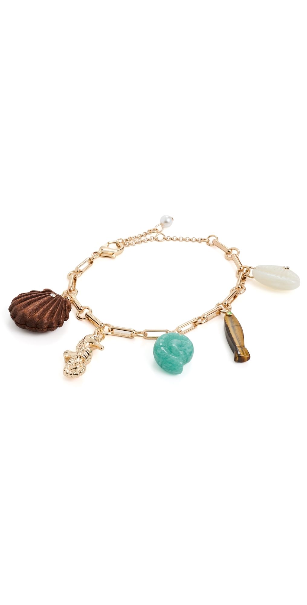 BaubleBar All At Sea Charm Bracelet Multi One Size