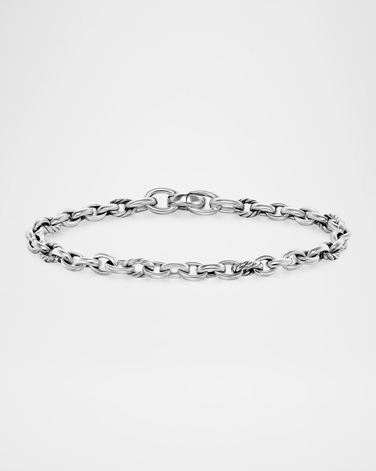 DY Mercer Petite Chain Bracelet in Silver, 4.5mm
