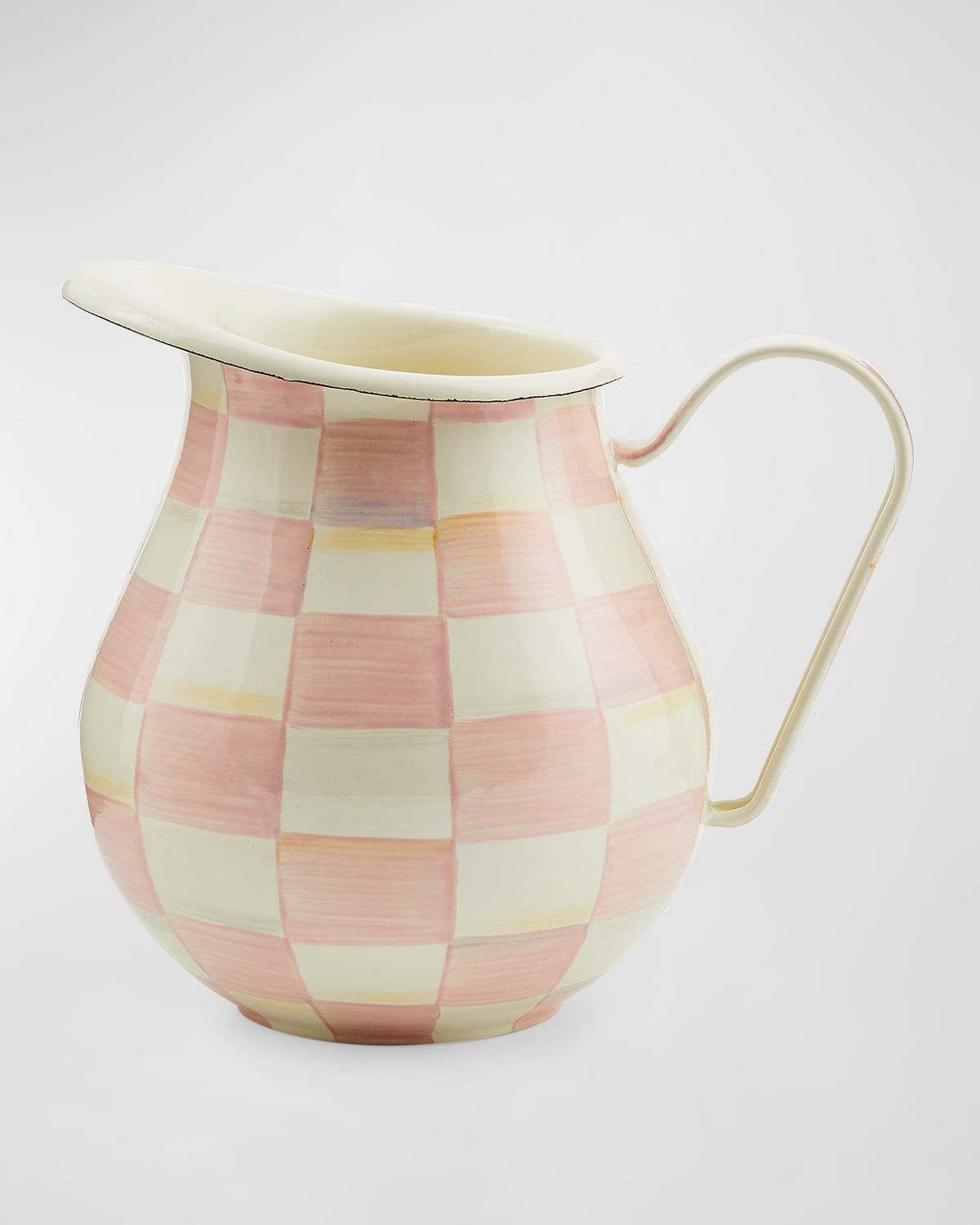 Rosy Check Enamel Pitcher