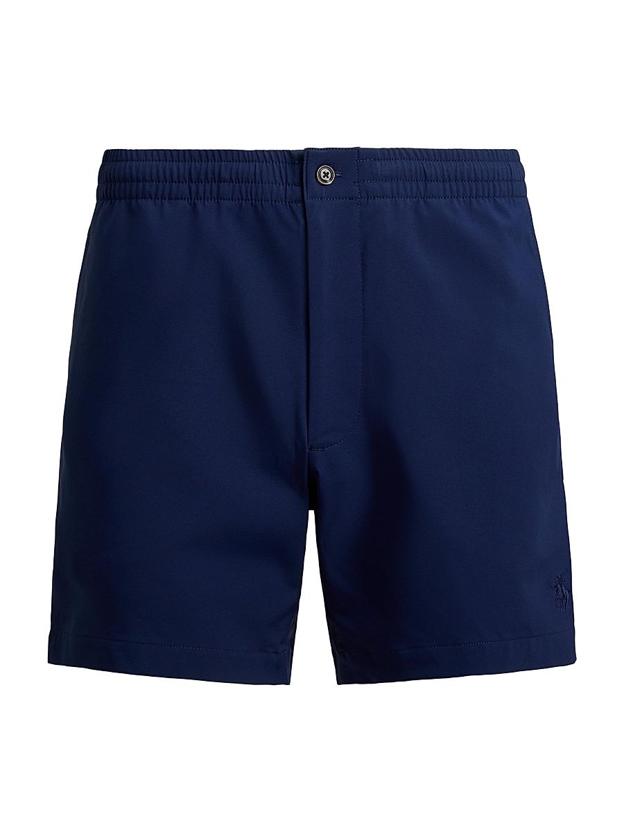 Men's Elasticized Waistband Mid-Rise Trunks - Polo Black Tonal - Size XXL