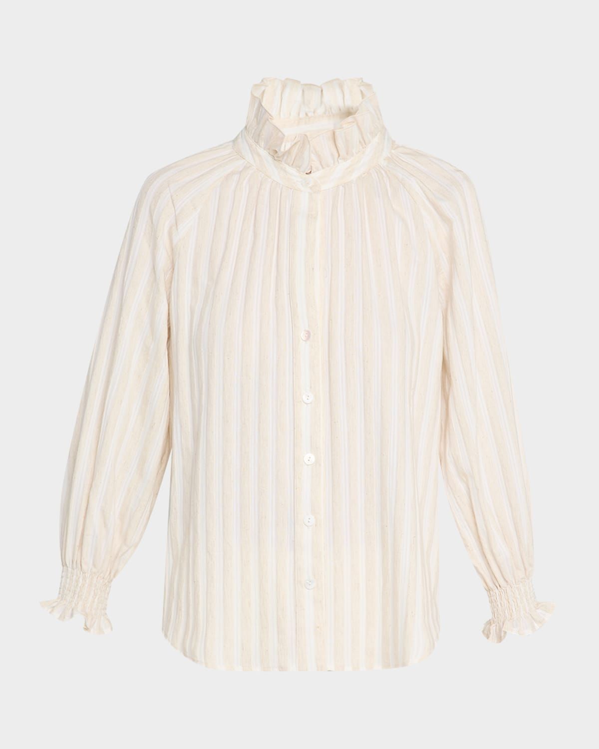 Fiona Striped Button-Down Shirt