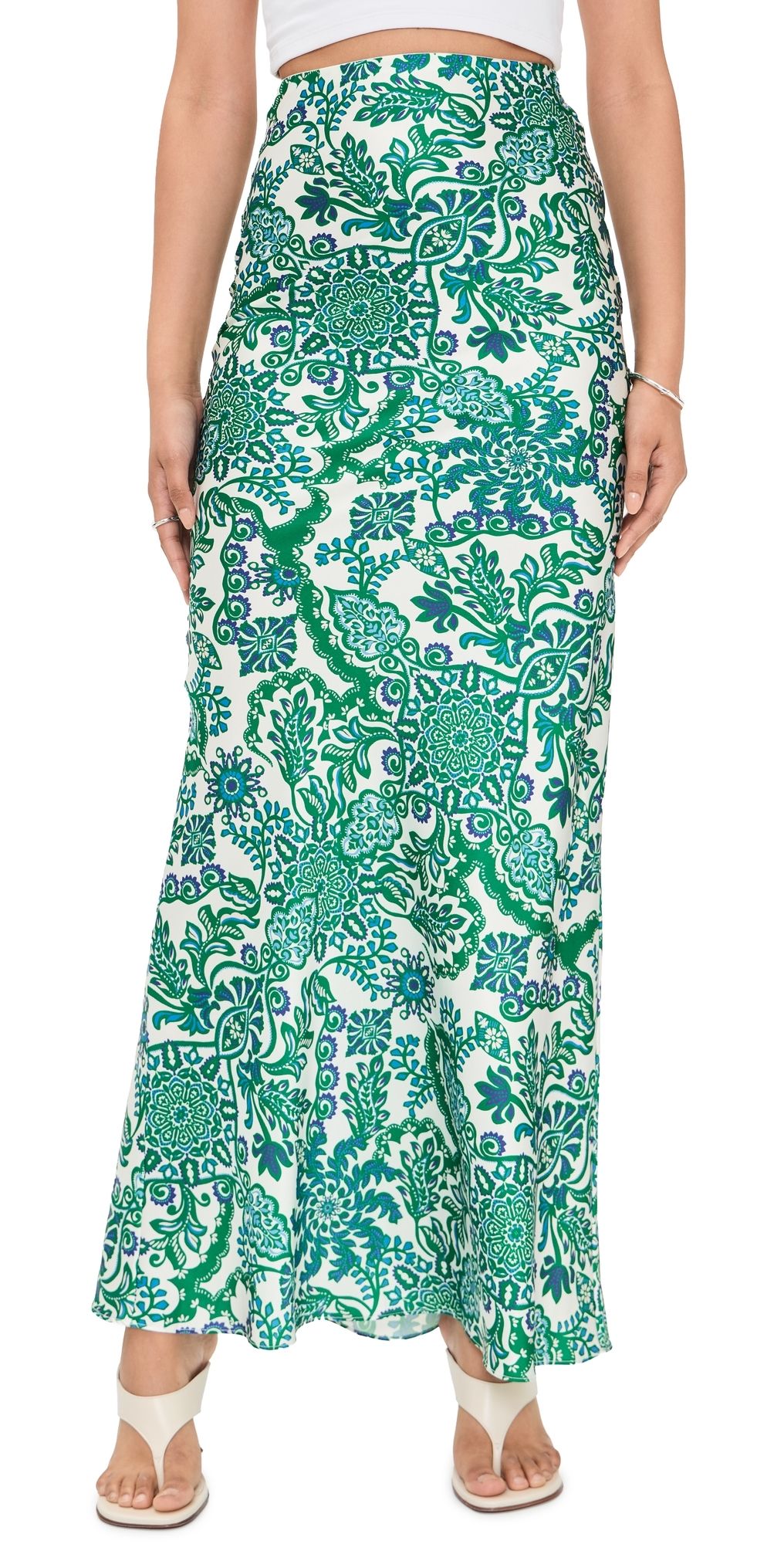 MISA Sierra Maxi Skirt Reflective Botanical M