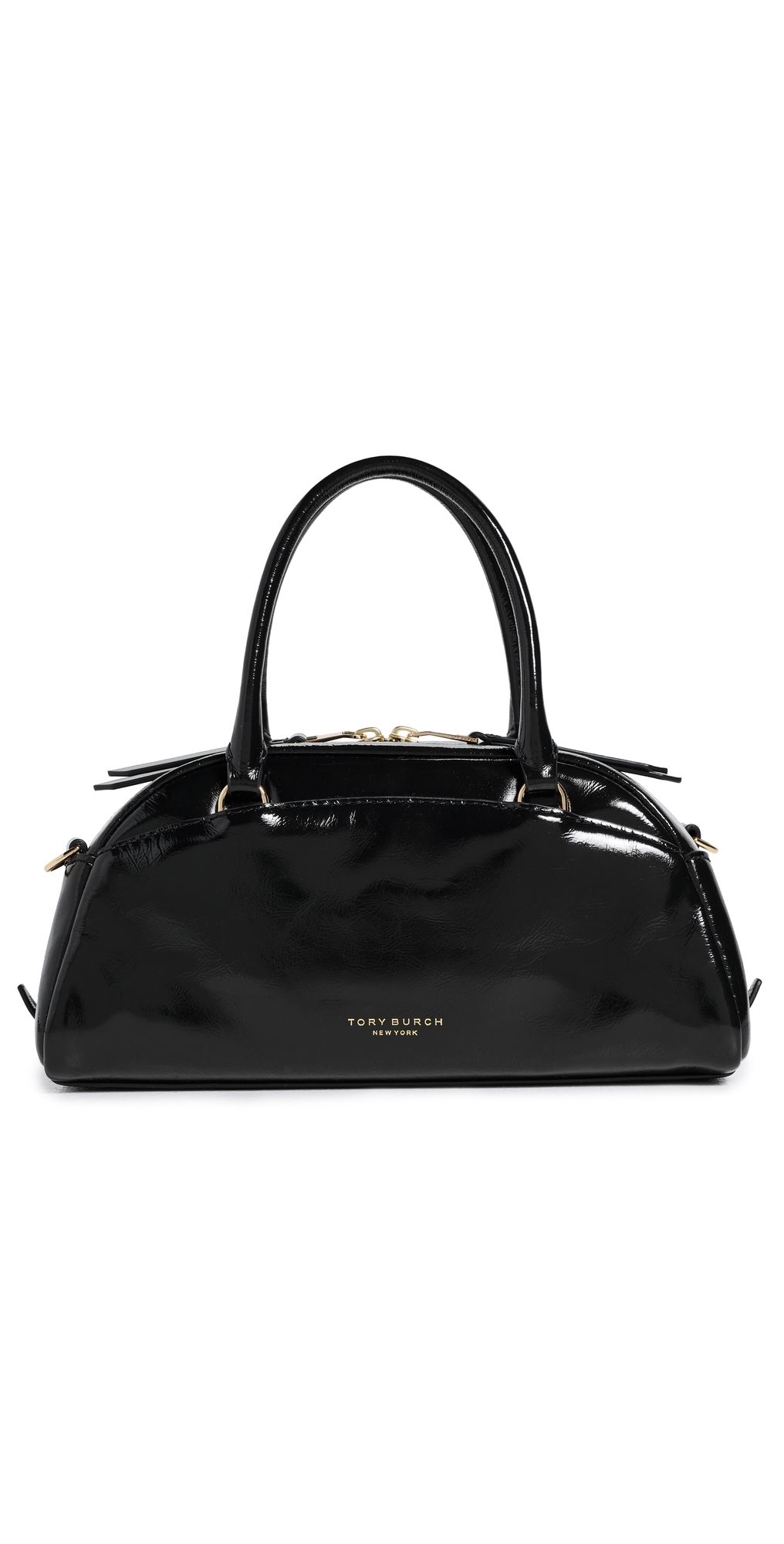 Tory Burch Racer Small Satchel Black One Size