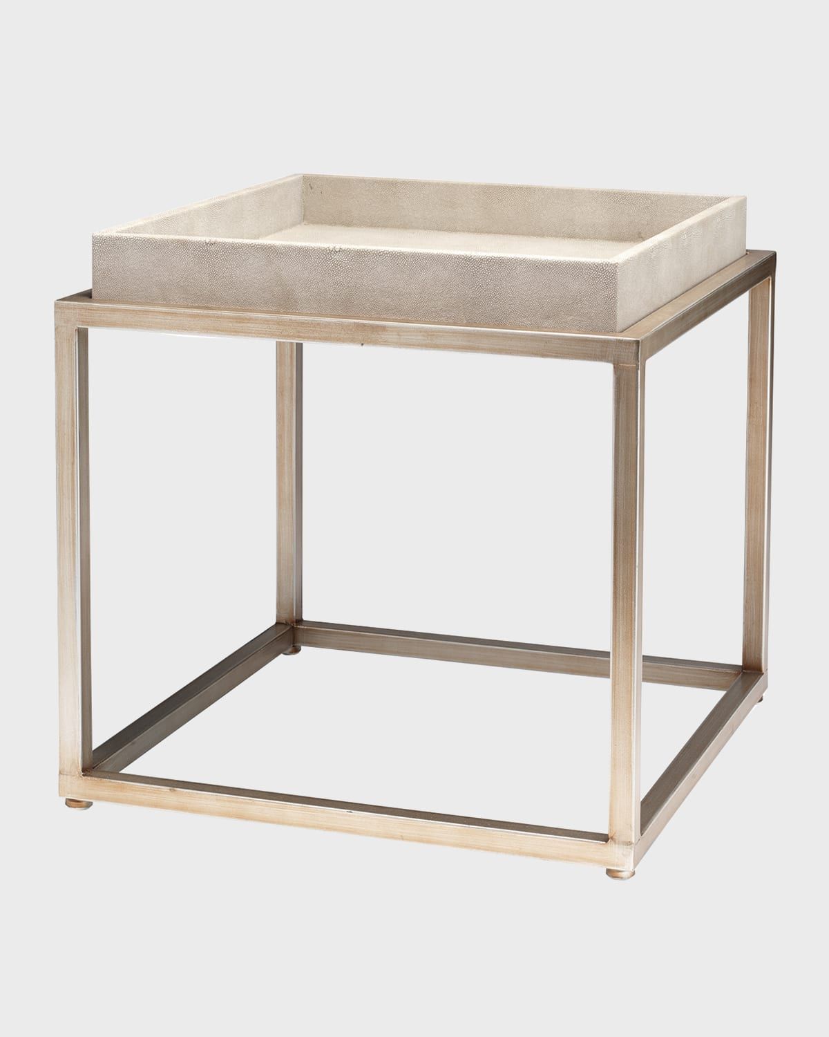 Jax Faux Shagreen Side Table