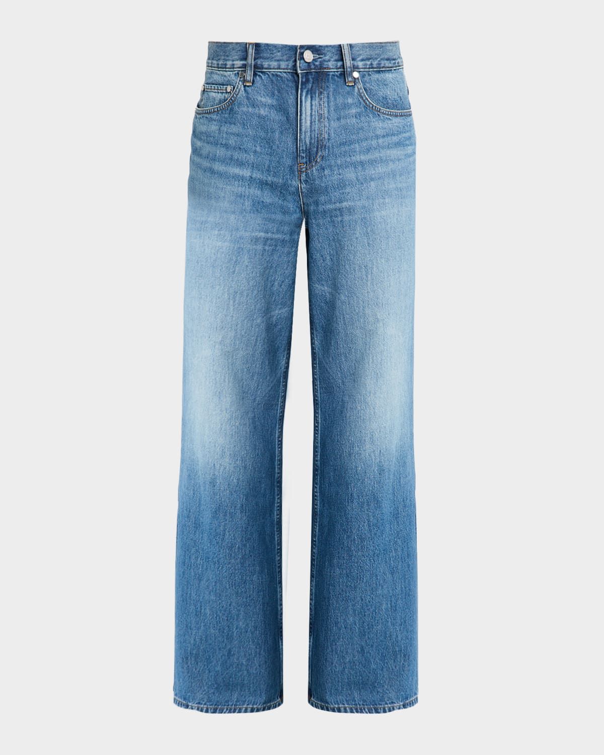 Men & apos;s Low-Rise Relaxed Straight Leg Jeans