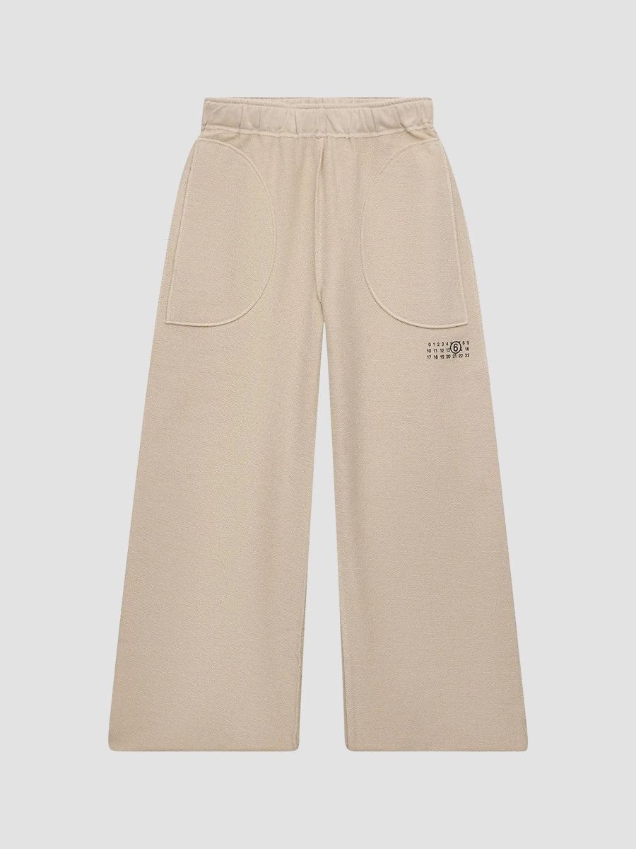 MM6 Maison Margiela Unisex Little Kid's & Kid's Deconstructed Pantaloni Sweatpants - Avana - Size 8