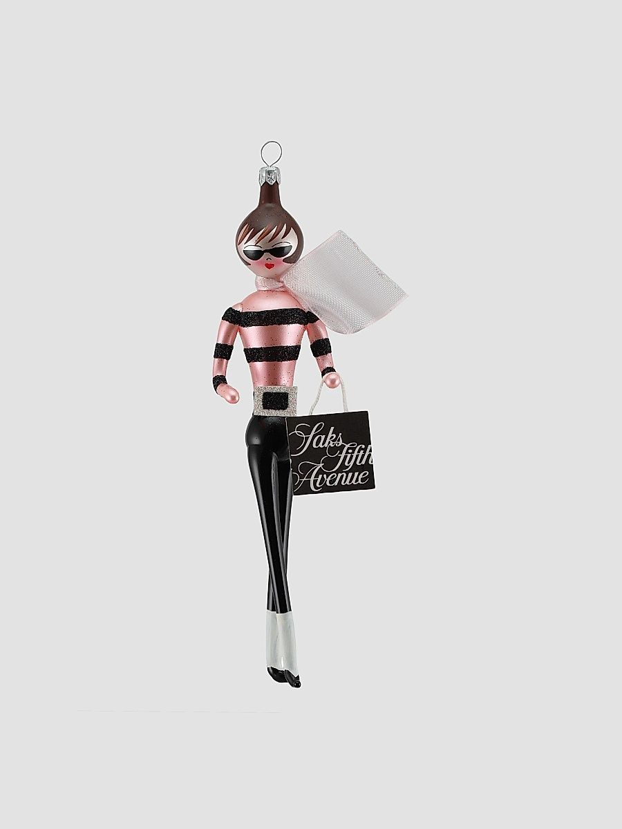Soffieria De Carlini Chic Shopping Lady Ornament