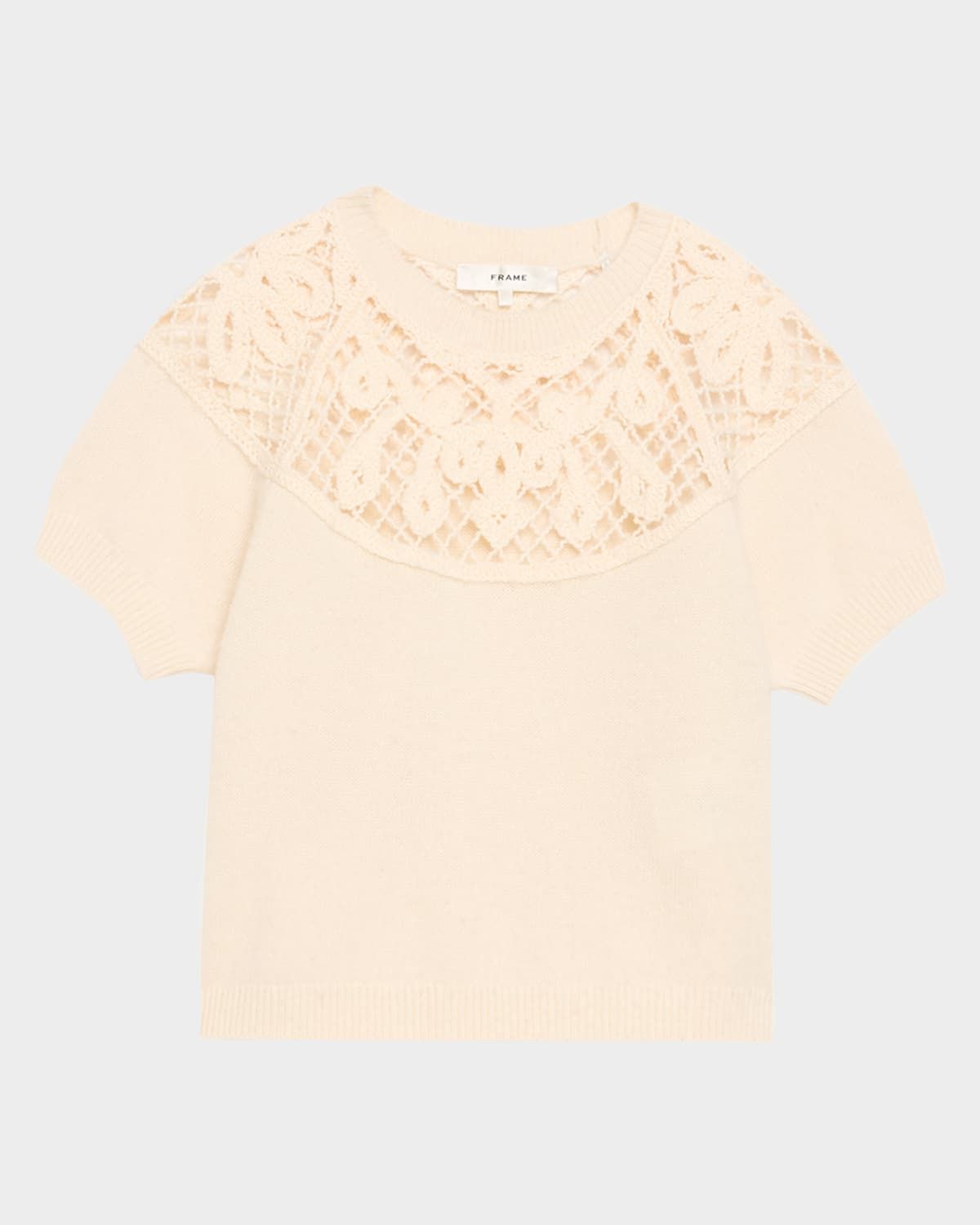 The Lace Gathered Sweater