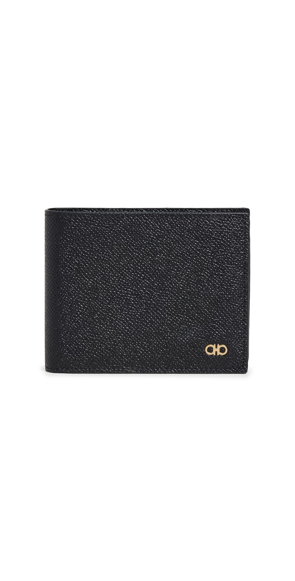 FERRAGAMO Micro Gancio 6CC Bifold Wallet Nero One Size