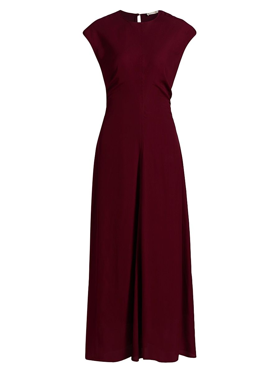 Women's Zuri Viscose Maxi Dress - Port - Size Large