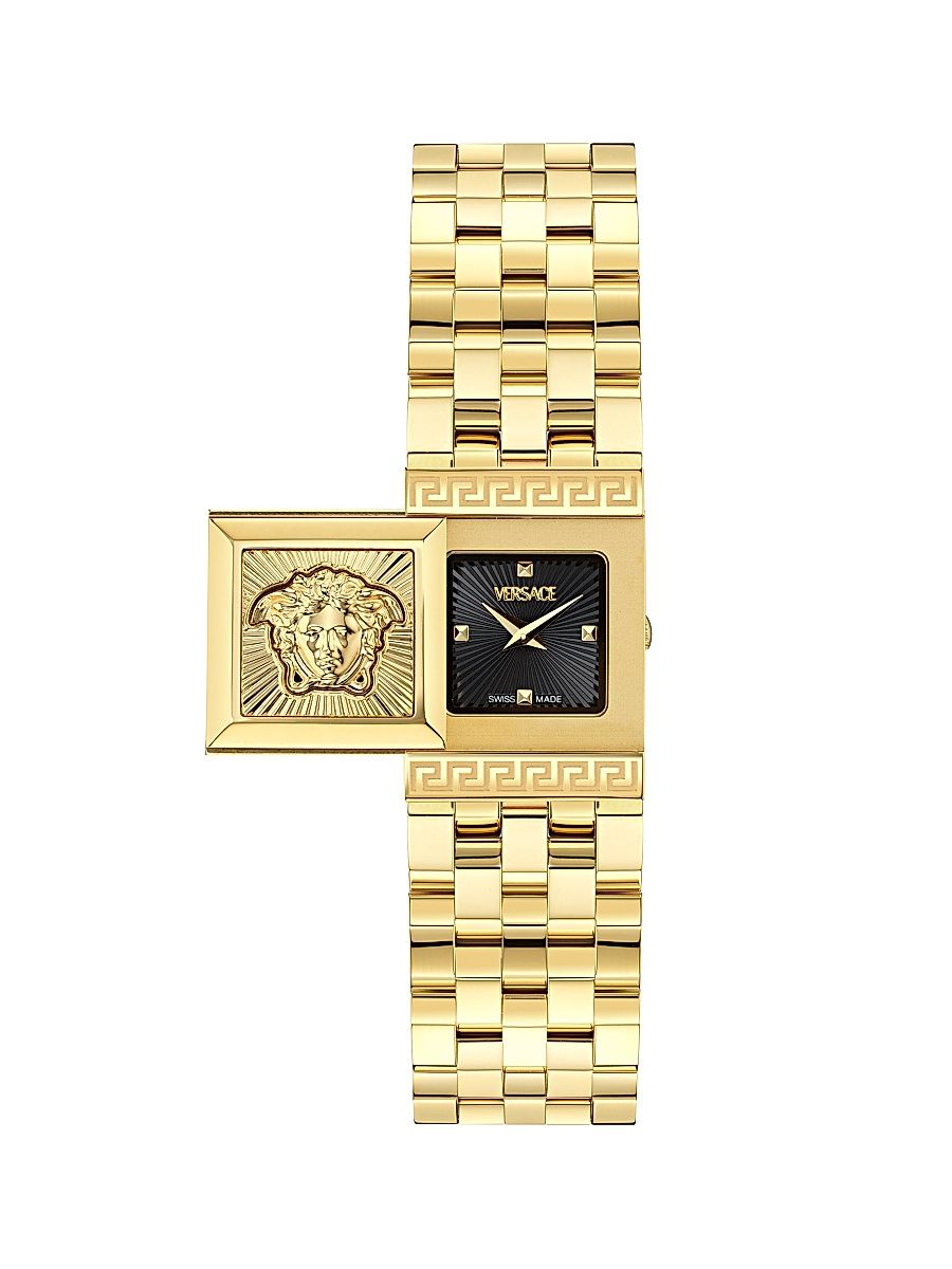 Women's Reveal Goldtone Bracelet Watch/18MM x 25MM - Yellow Gold