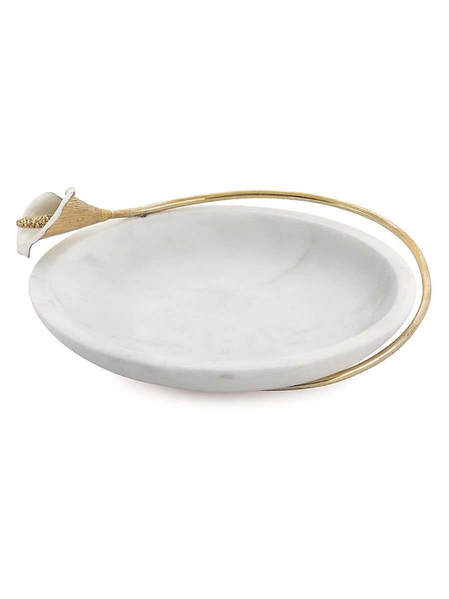 Calla Lily Marble Dish