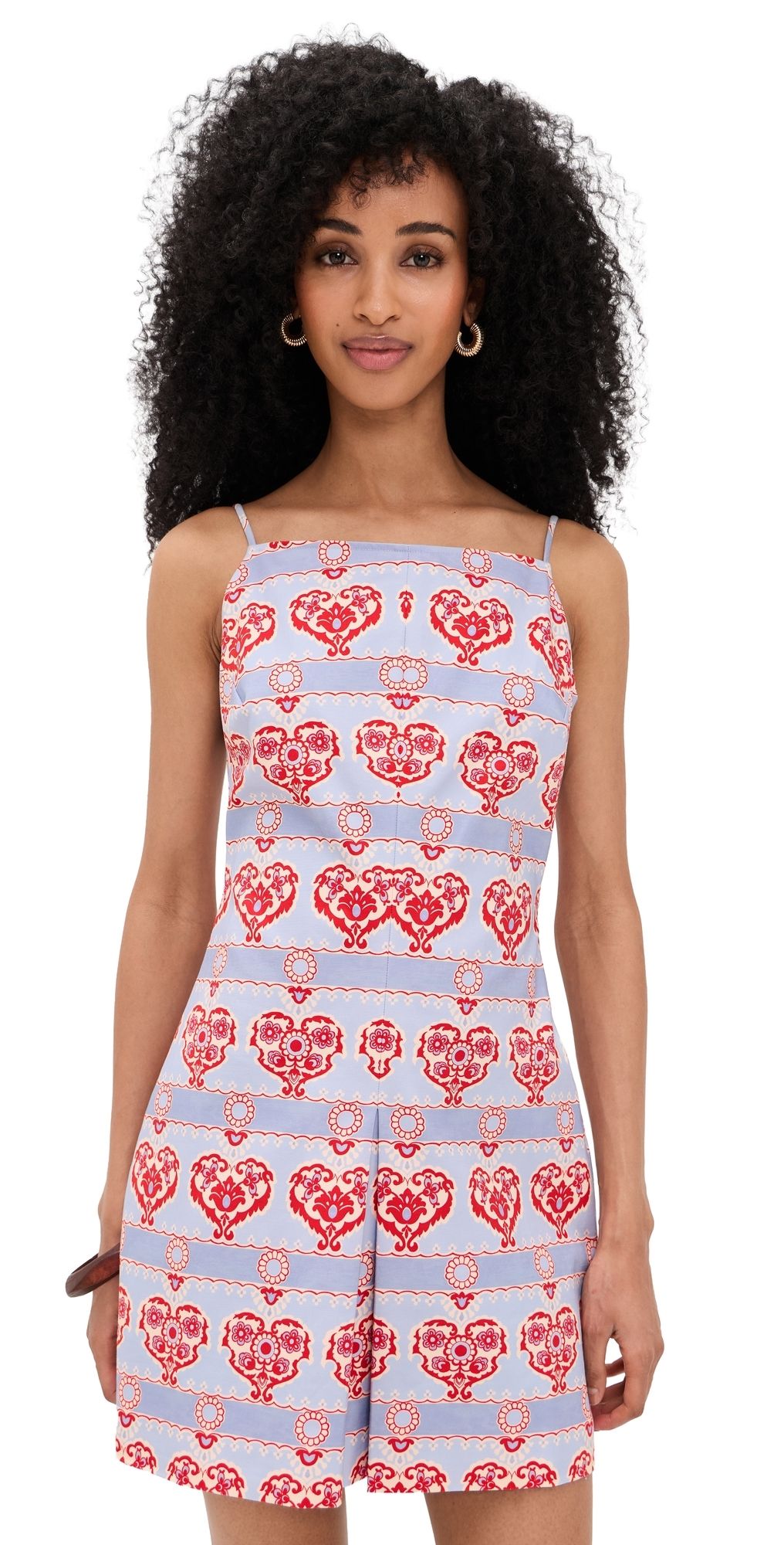 Hill House Home The Fae Dress Poppy Damask Stripe XS