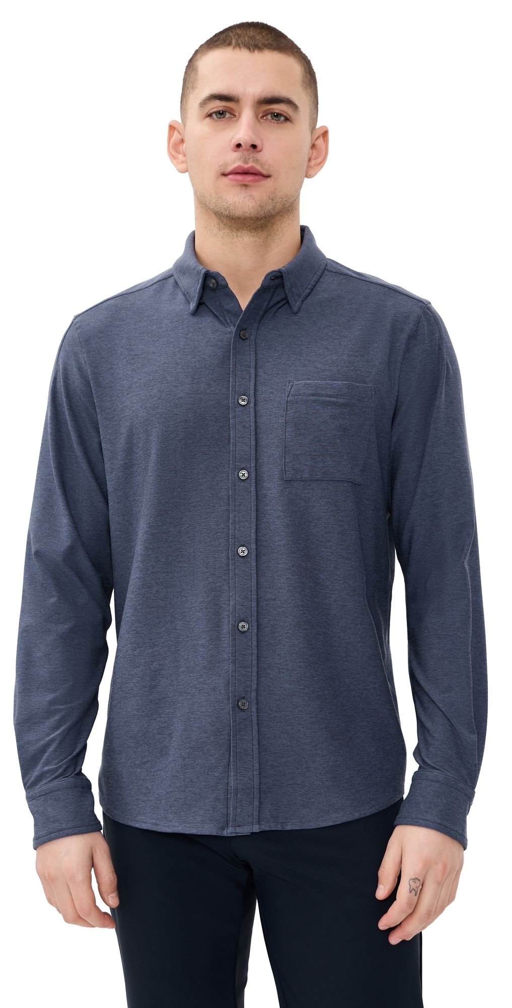 Rhone WFH Shirt Shale Blue M