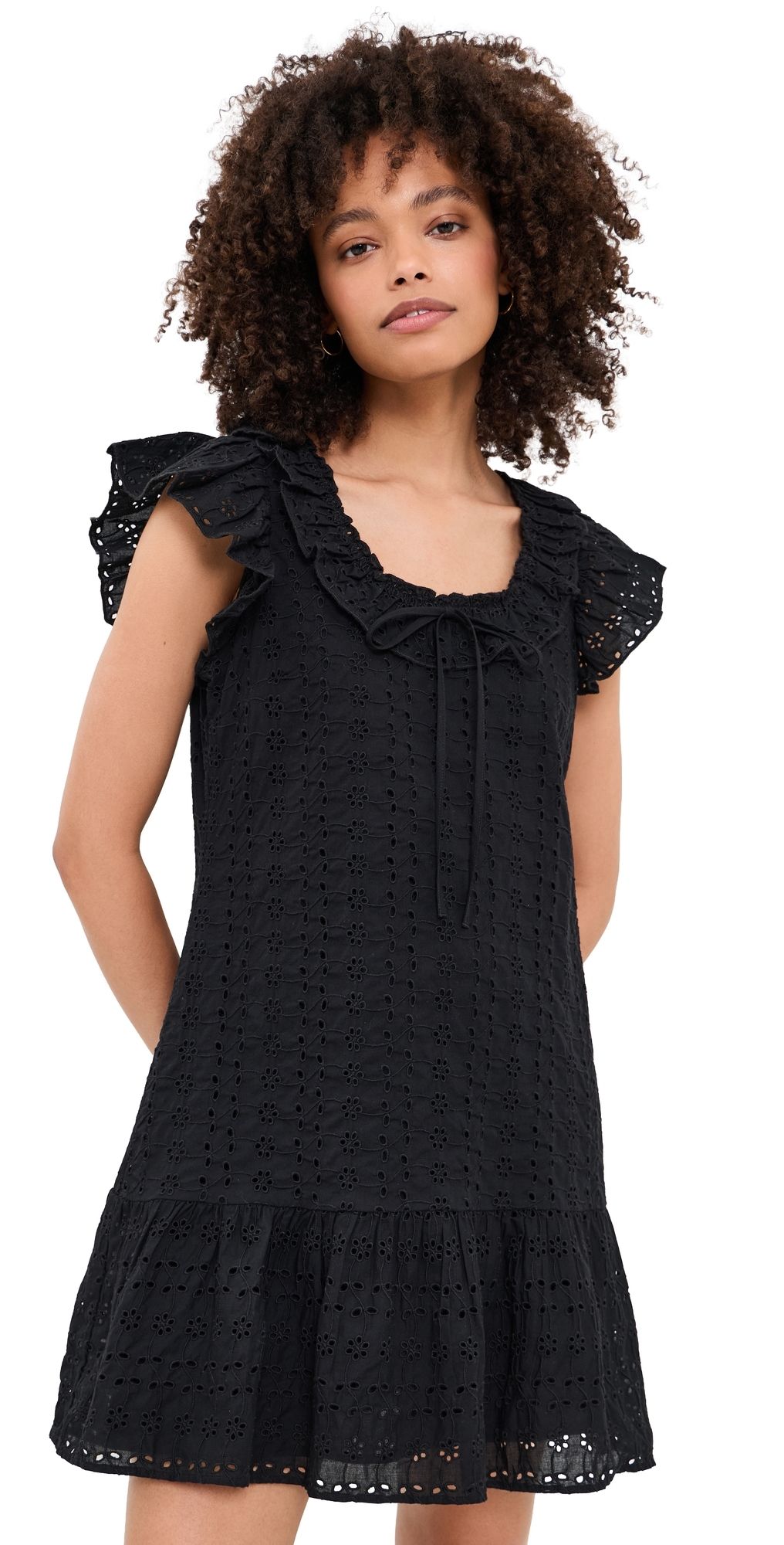 RAILS Essie Dress Black Eyelet S