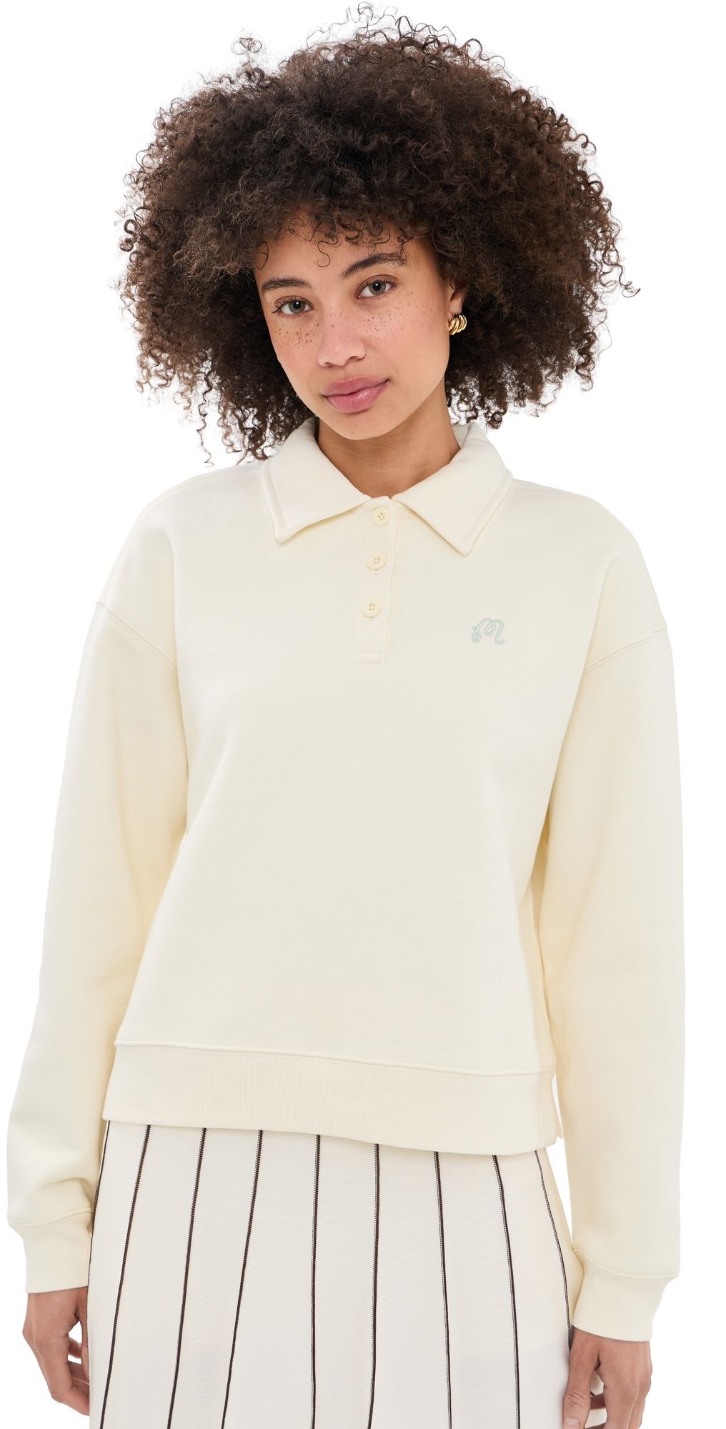 Malbon Teresa Sweatshirt Cream XL