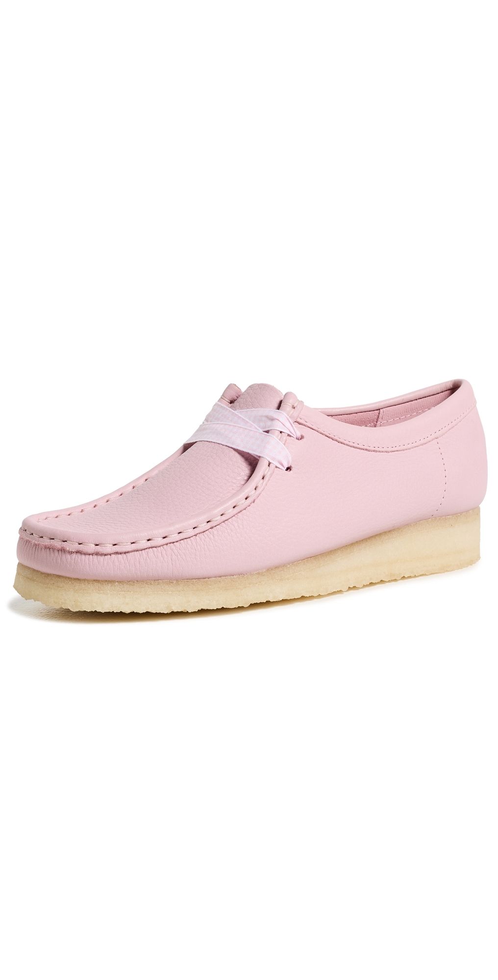Clarks Wallabee Shoes Baby Pink Leather 7