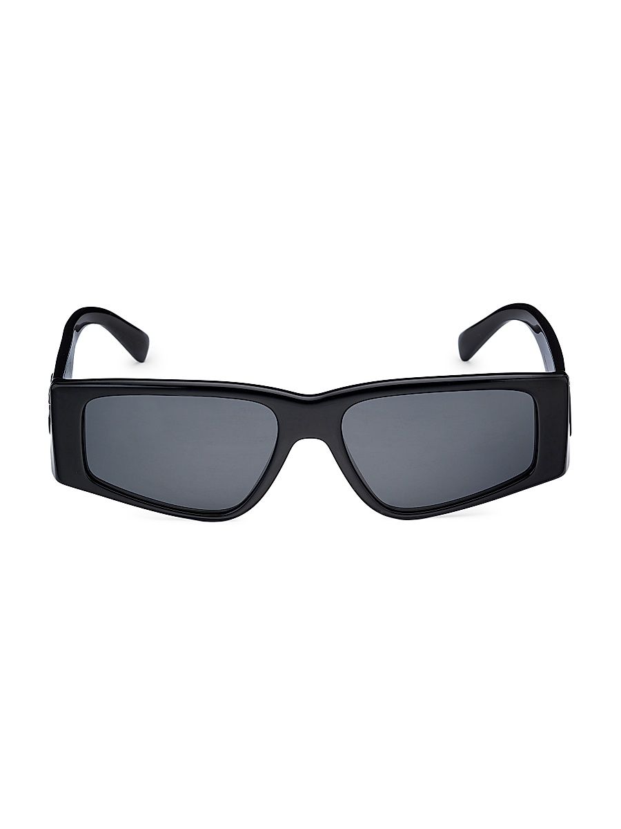 Women's 55MM Rectangular Sunglasses - Black