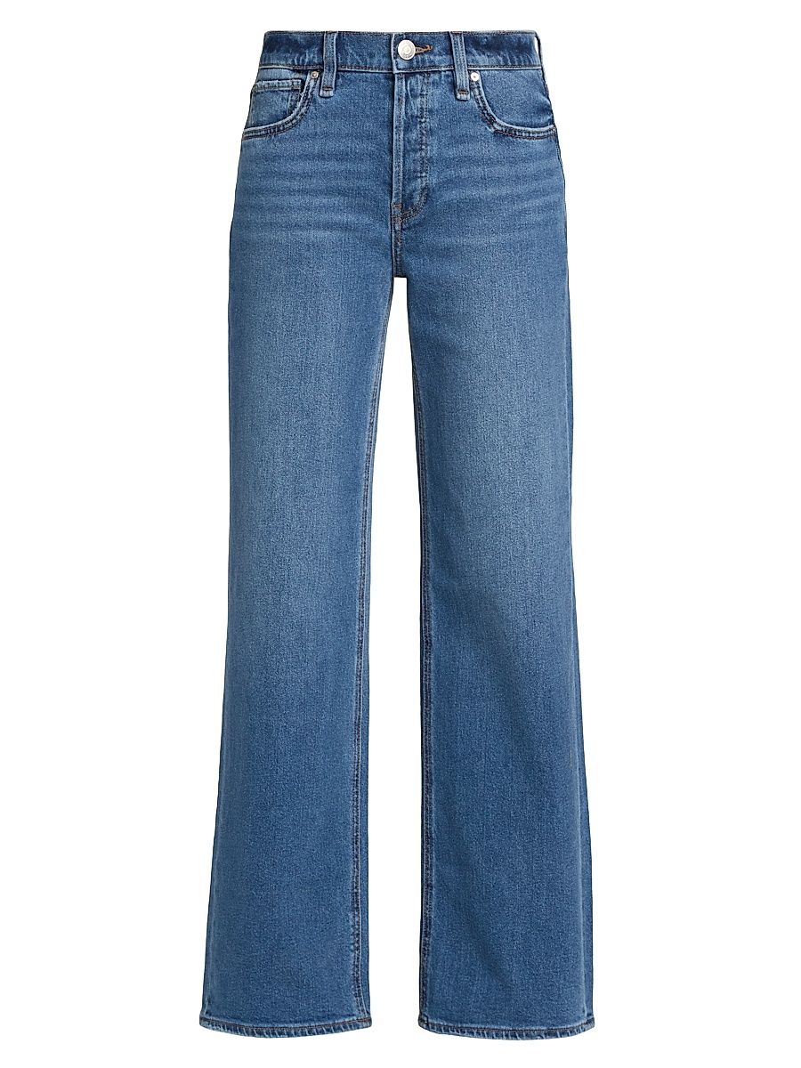 Women's Rosie Stretch-Denim Wide-Leg Jeans - Still Waters - Size 31
