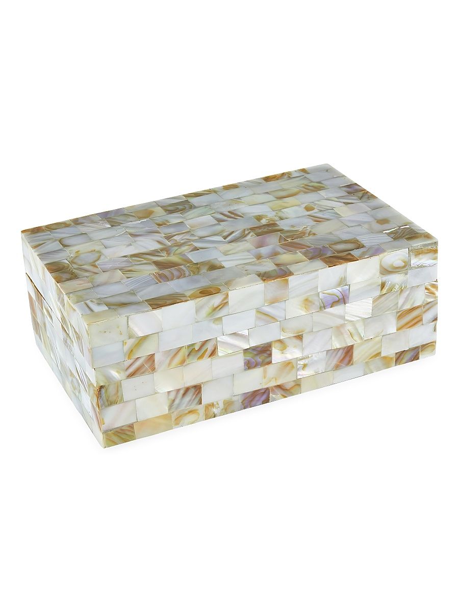 Natural Mop Box - Natural White - Size 8x6x3