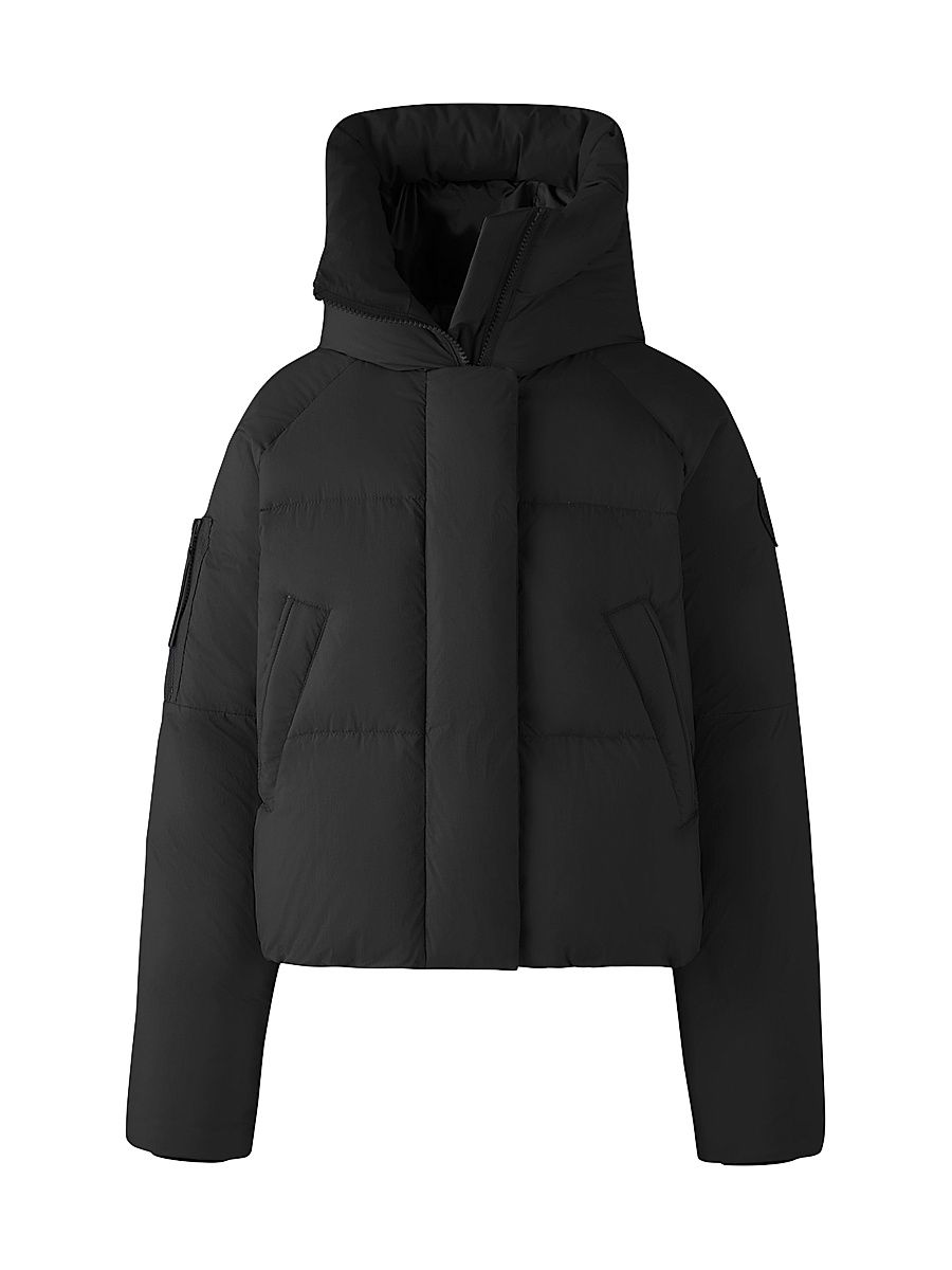 Women's Chilliwack Hooded Puffer Jacket - Black Noir - Size Large