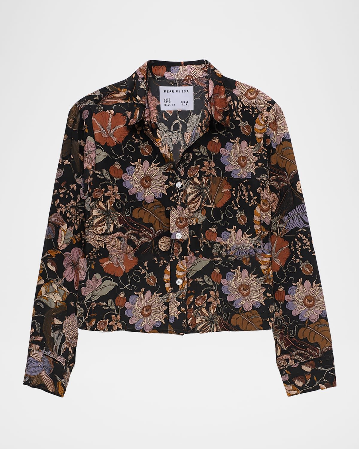 The Belle Floral Button-Front Shirt