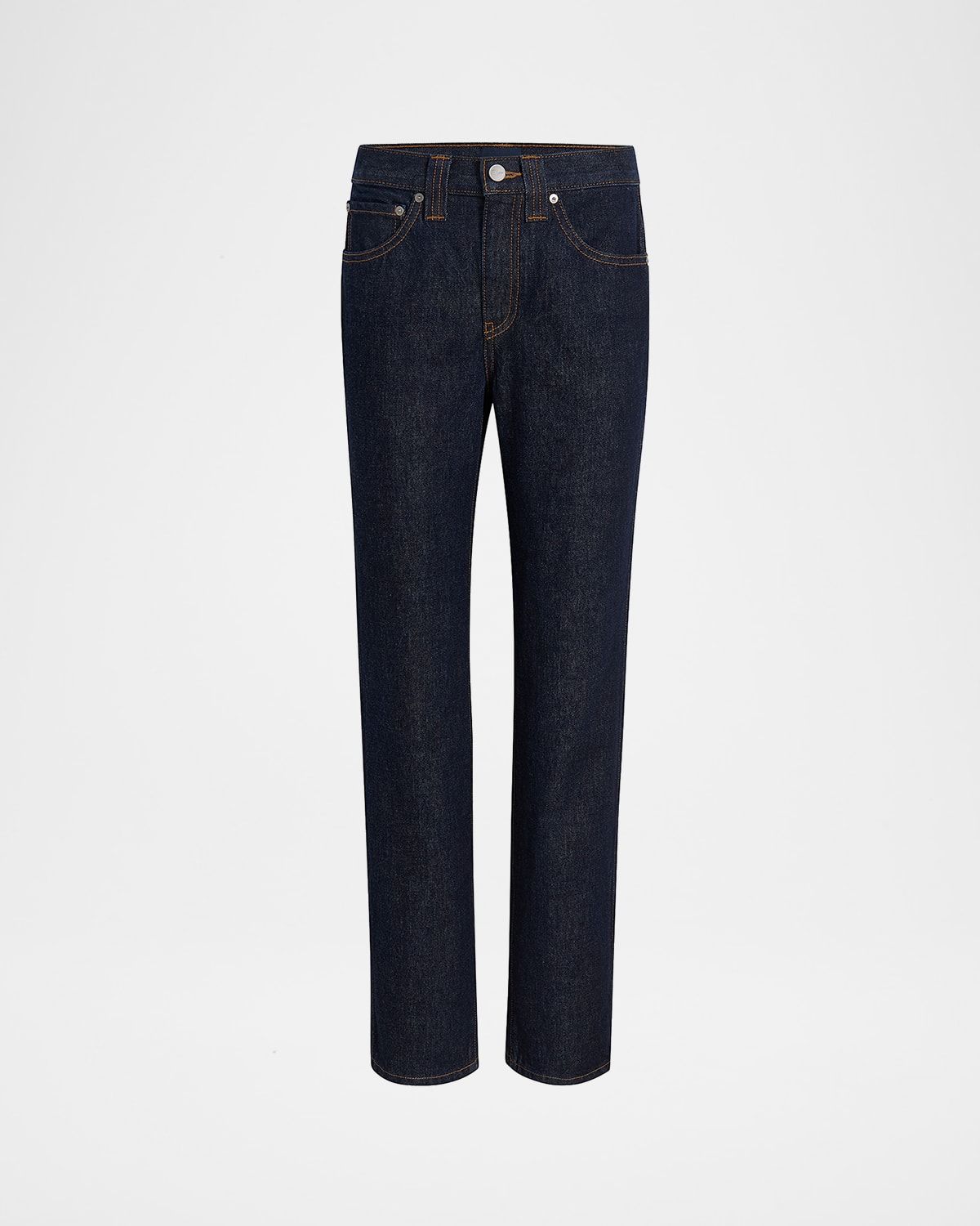 Farley Mid-Rise Straight-Leg Jeans