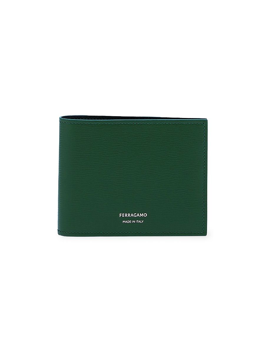 Men's Florence Leather Bifold Wallet - Green
