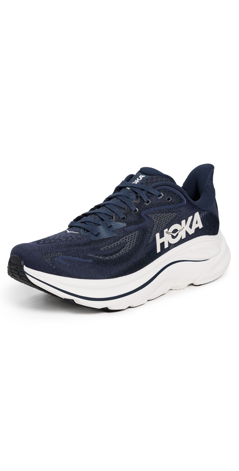 HOKA Clifton 10 Sneakers Navy/White 7.5