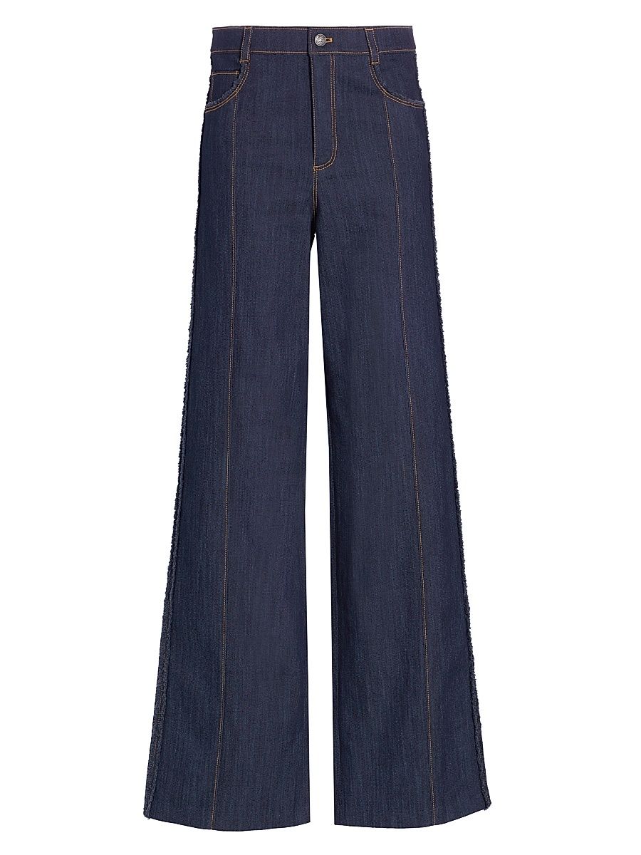 Women's Francine High-Rise Stretch Straight-Leg Jeans - Indigo - Size 6