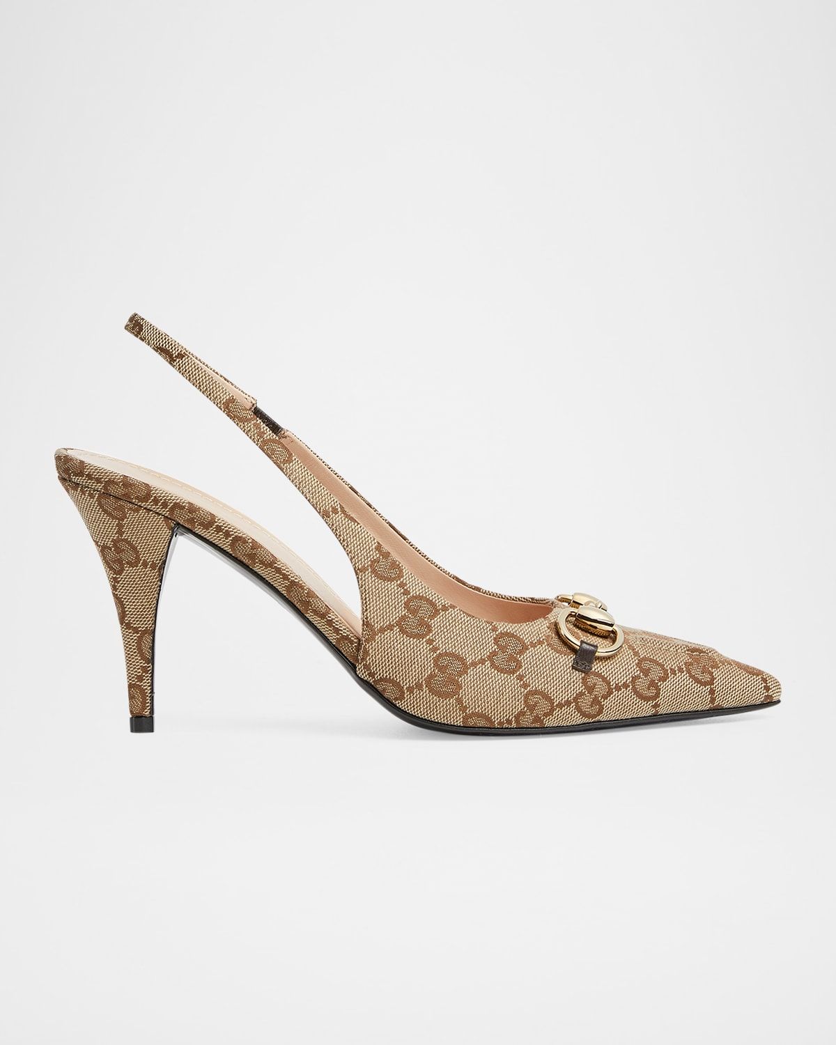Erin GG Canvas Bit Slingback Pumps