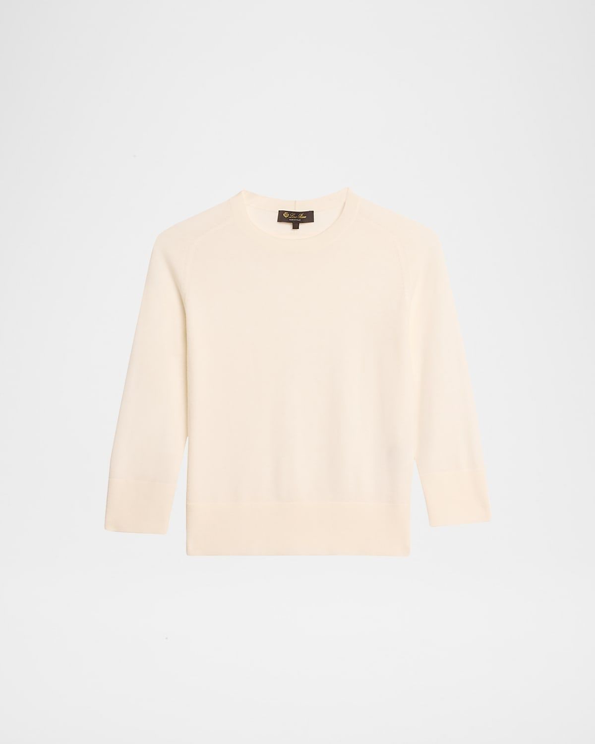 Girocollo Manica Neo Piuma Cashmere Sweater