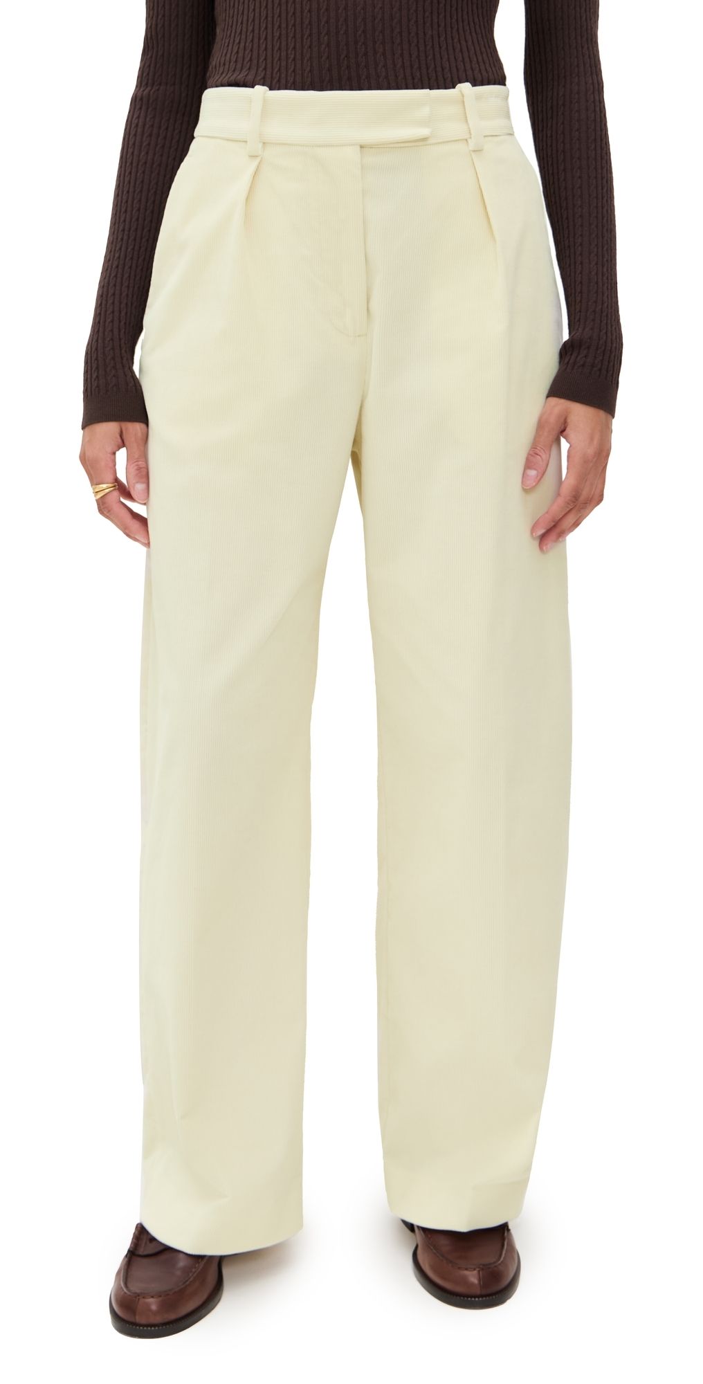 Renggli Corduroy Trousers Ecru 4