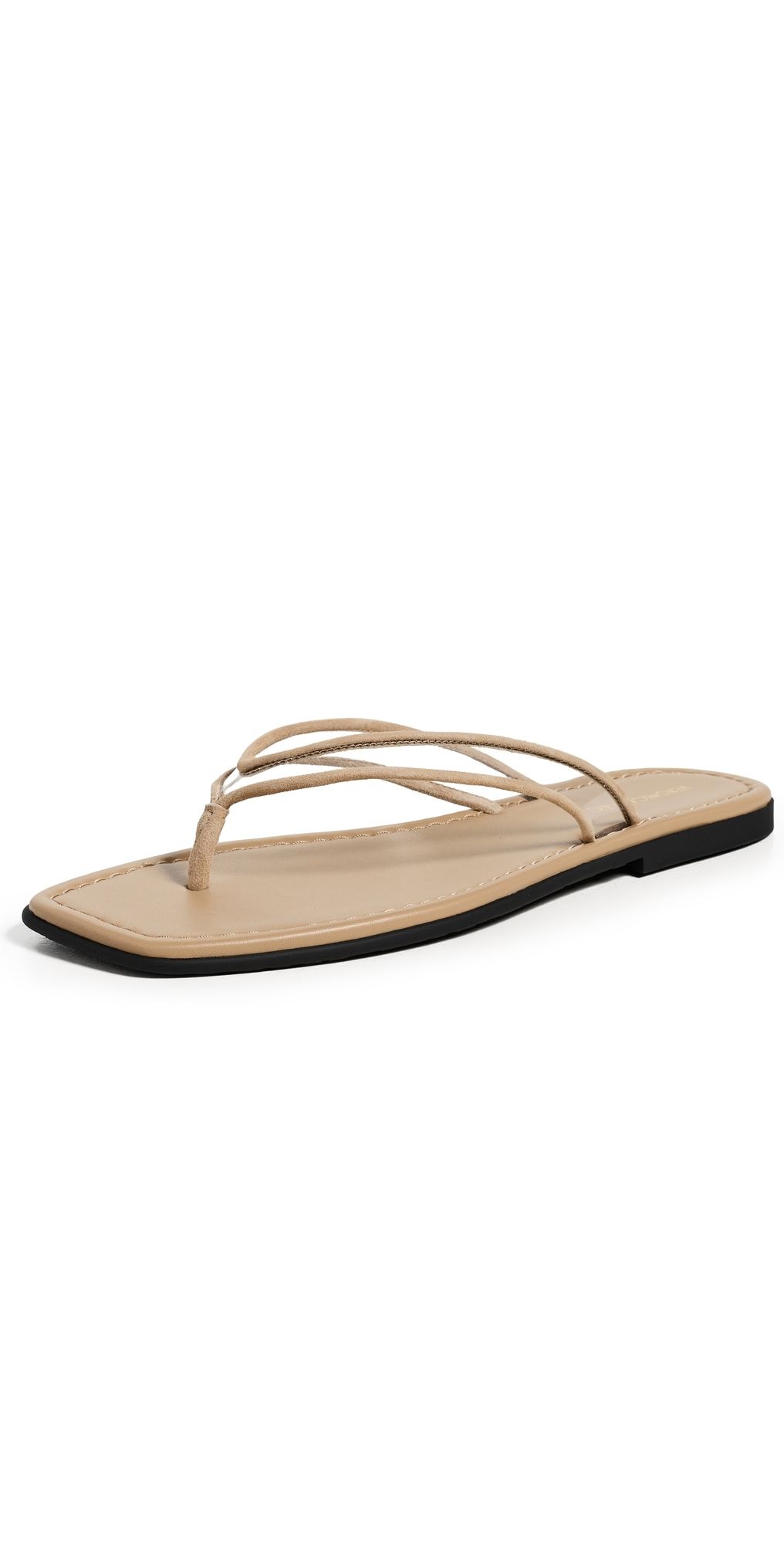 Veronica Beard Clea Piping Sandals Clear/Sand 7