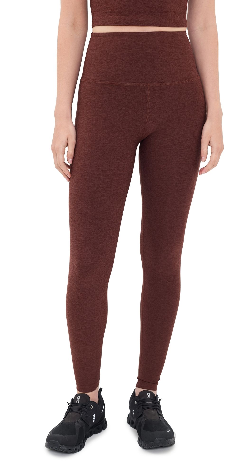 Beyond Yoga Spacedye Caught In The Midi Leggings Iced Mocha Heather L