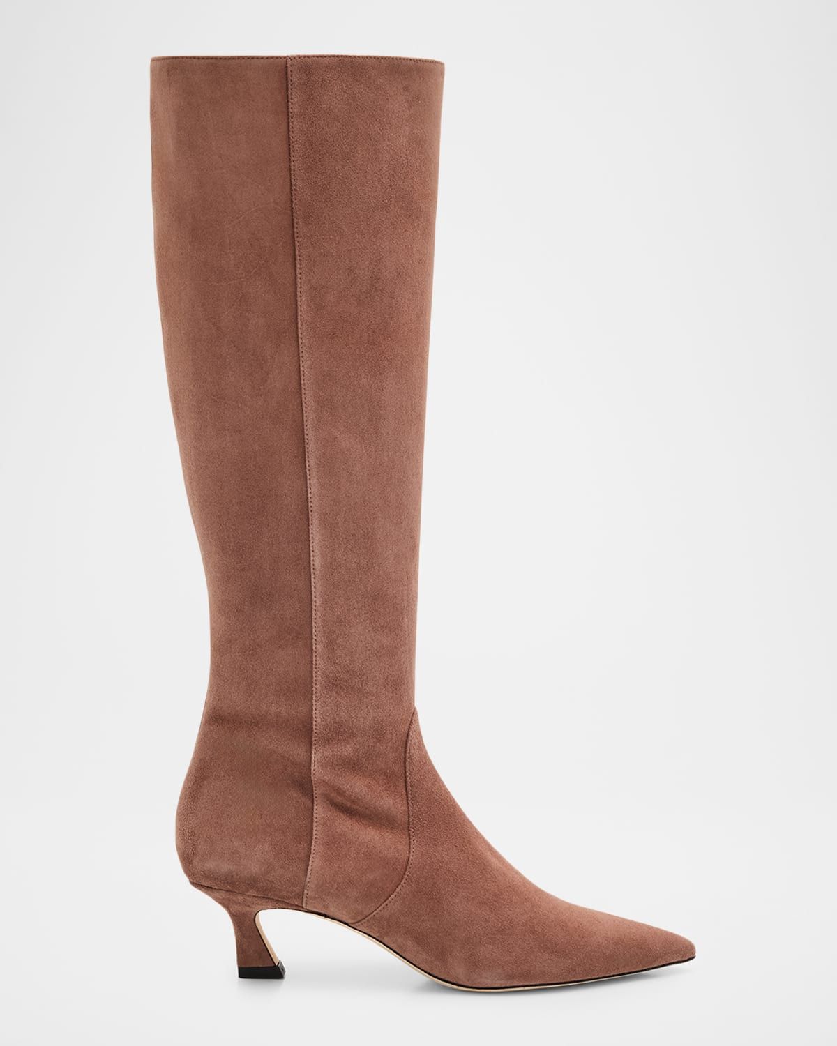 50mm Vinnie Suede Knee-High Boots