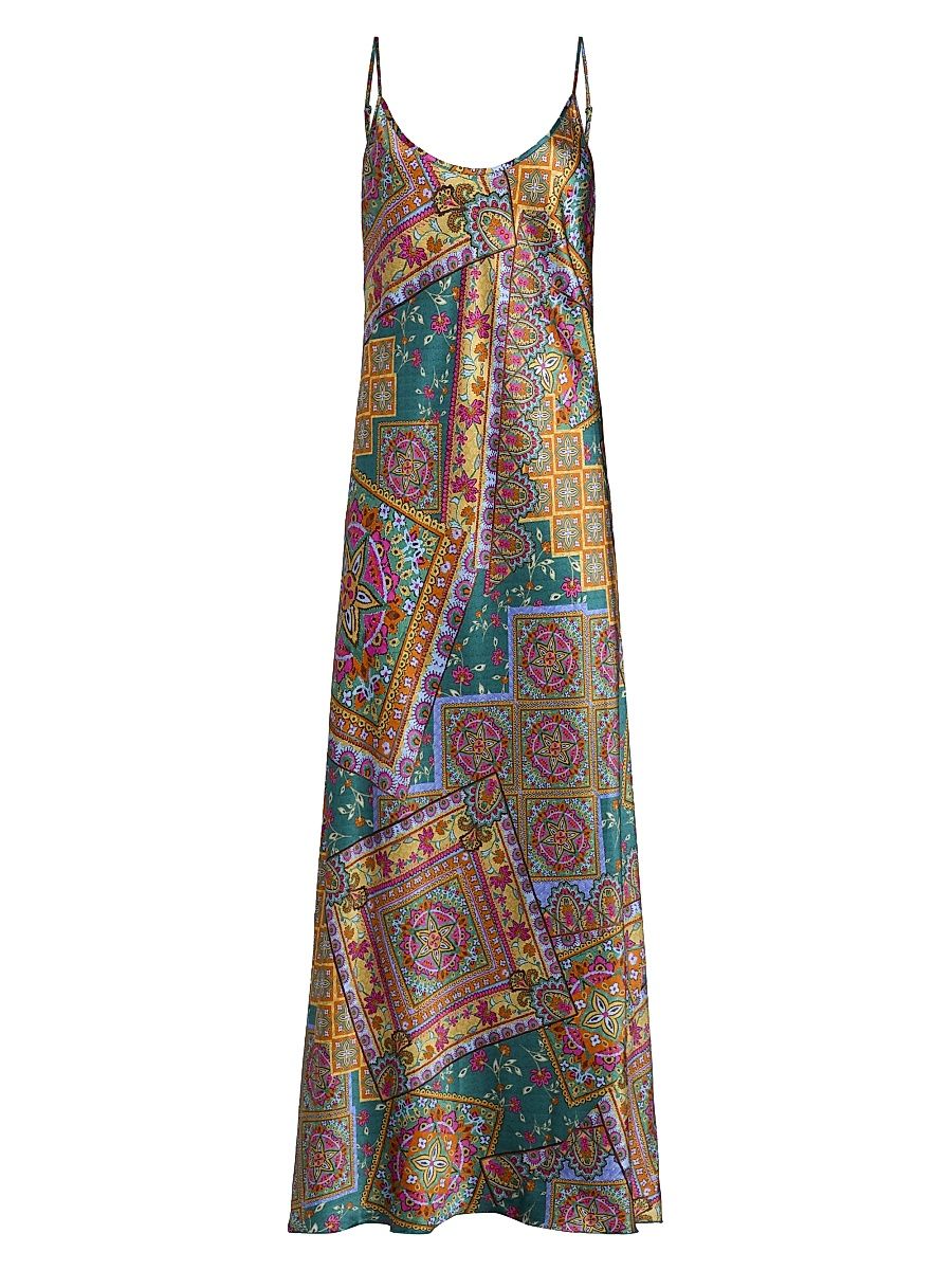 Women's Gigianna Printed Slip Dress - Bomi - Size XL