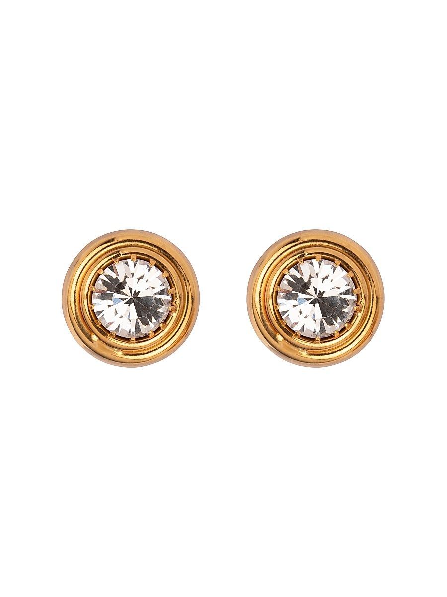 Women's Jodi 18K-Gold-Plated & Crystal Stud Earrings - Gold