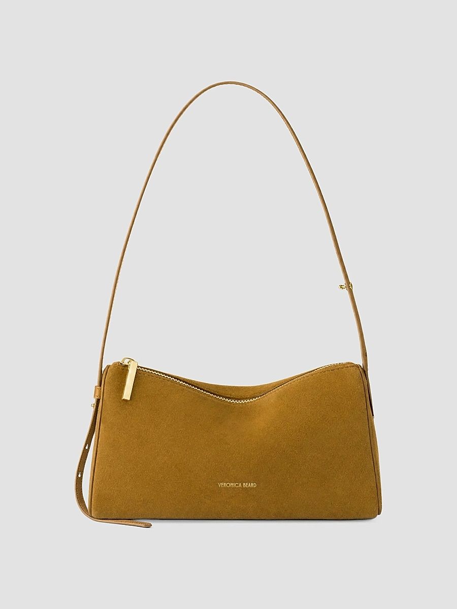Women's Prism Suede Shoulder Bag - Acorn