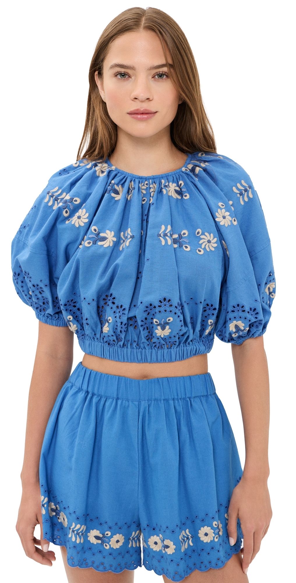 Sea Catharina Bubble Top Blue XXS