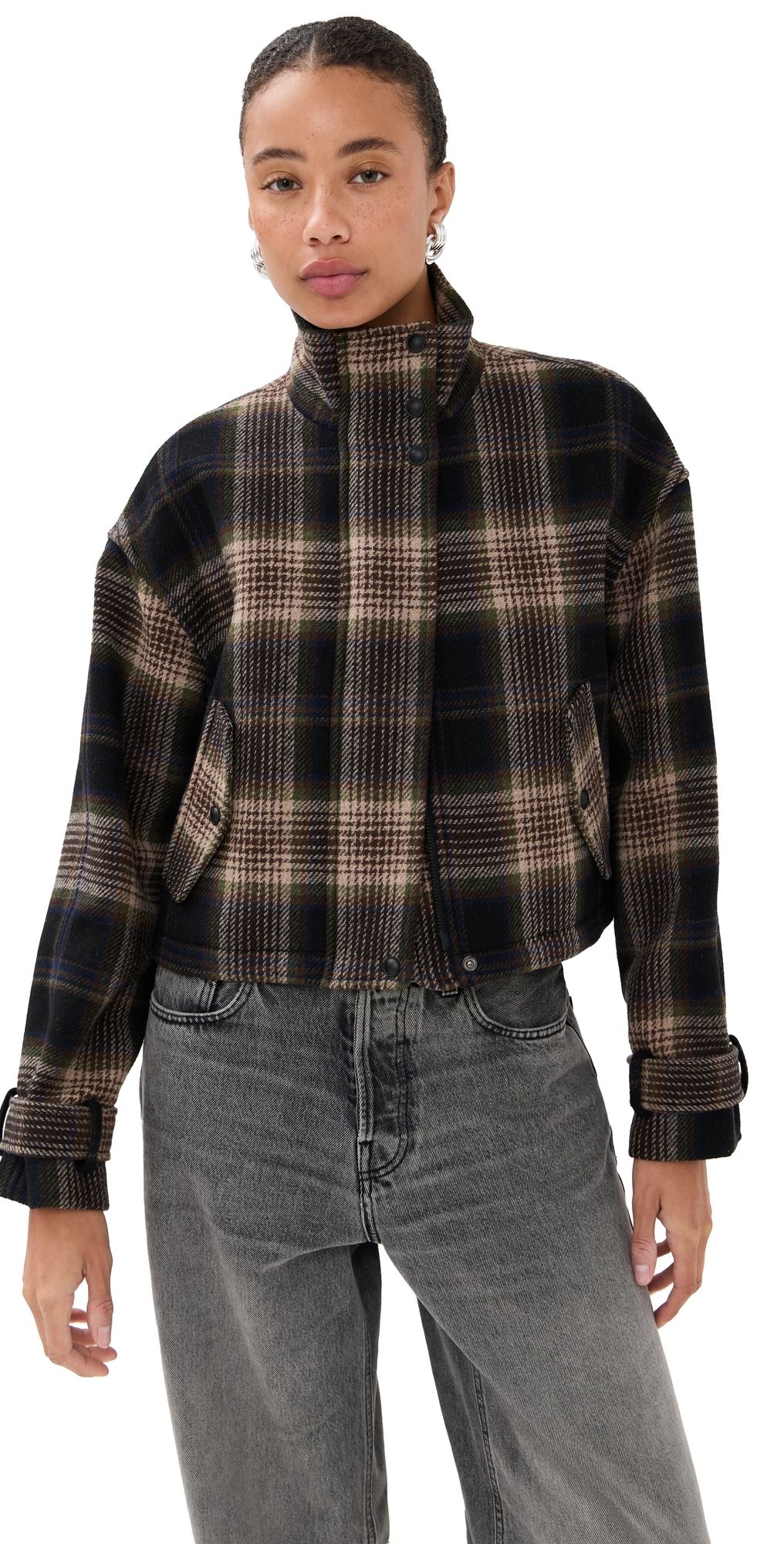 Veronica Beard Bateman Jacket Black Multi XL